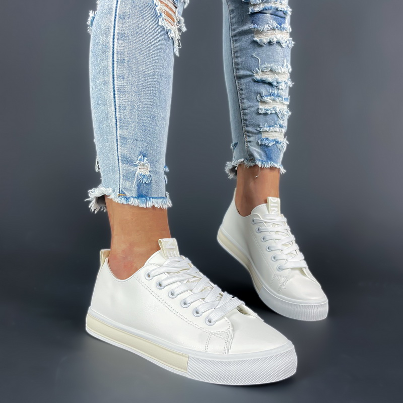 Bielo-béžové  tenisky