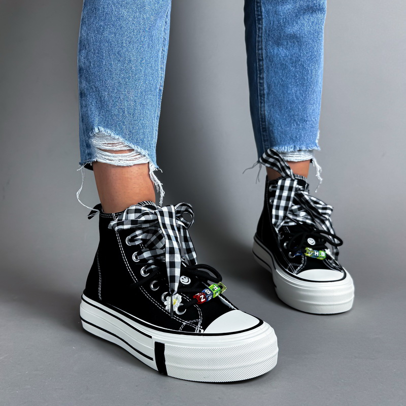 Čierne členkvé tenisky