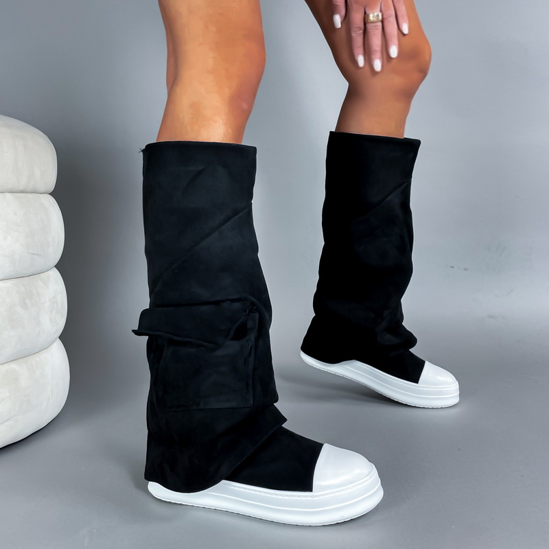 Čierne vysoké čižmy