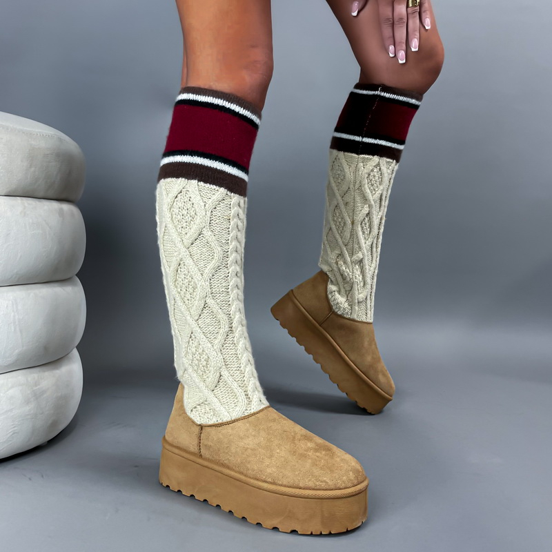 Camelové  vysoké čižmy