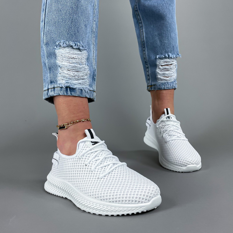 Biele plátené tenisky