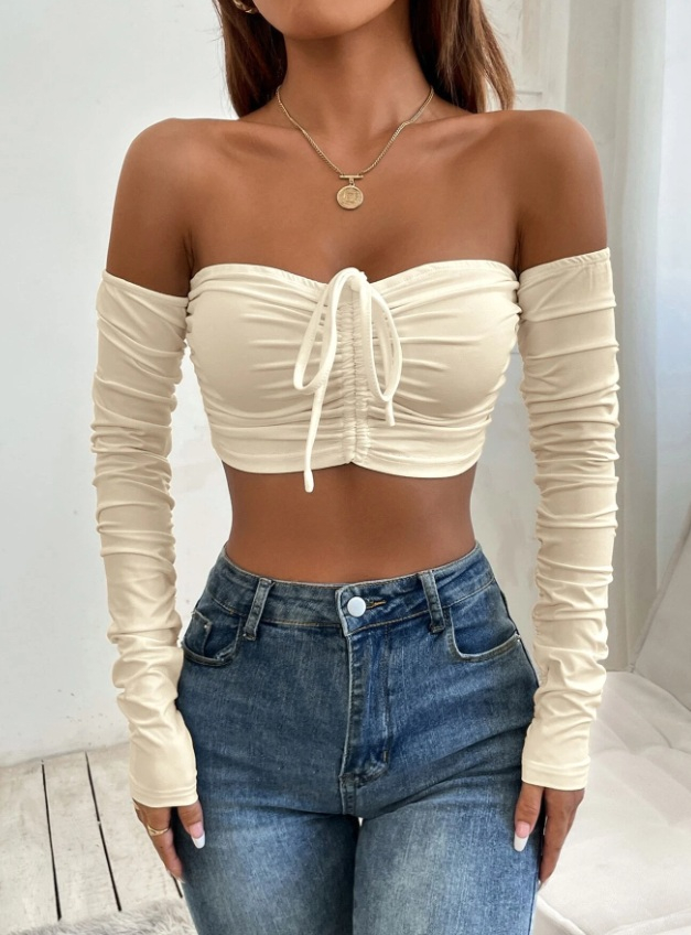 BÉŽOVÝ CROP TOP