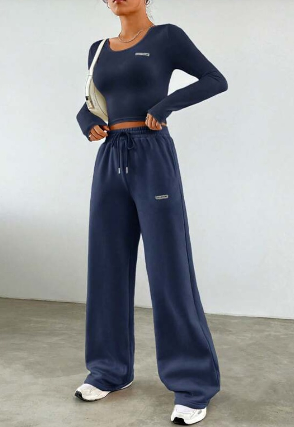 Modrá tepláková súprava