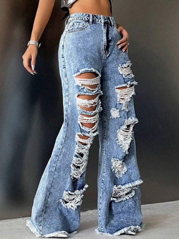 Modré potrhané rifle