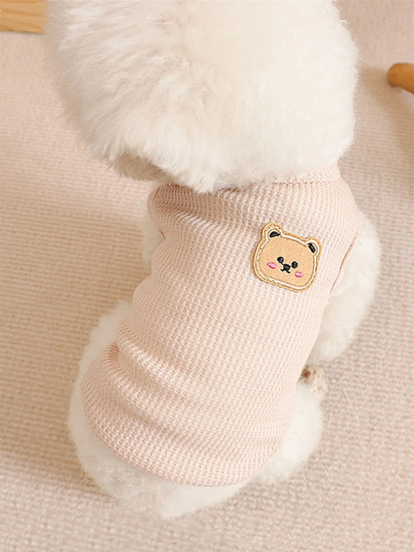 Béžový top pre psa