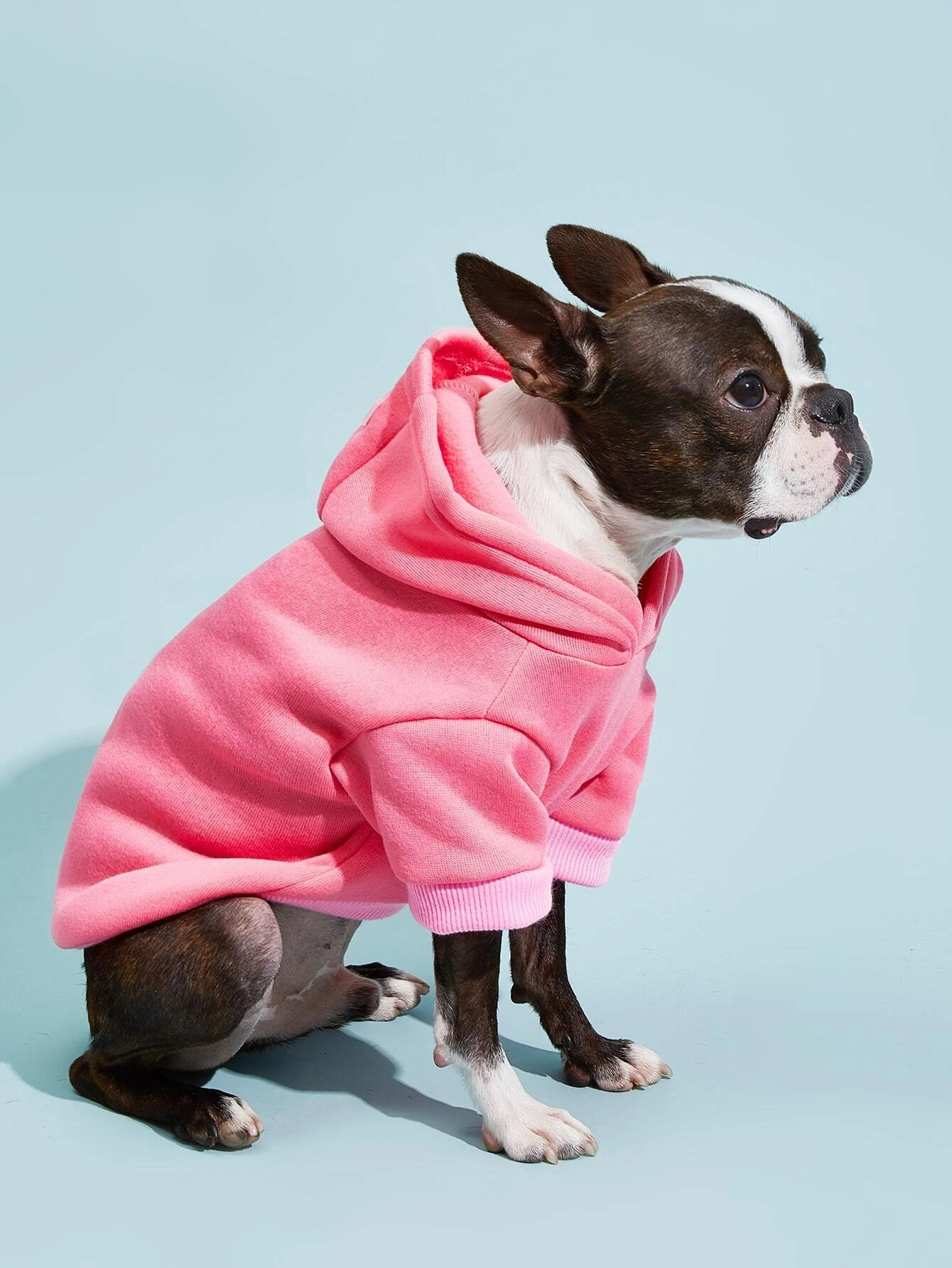 Ružová mikina pre psa