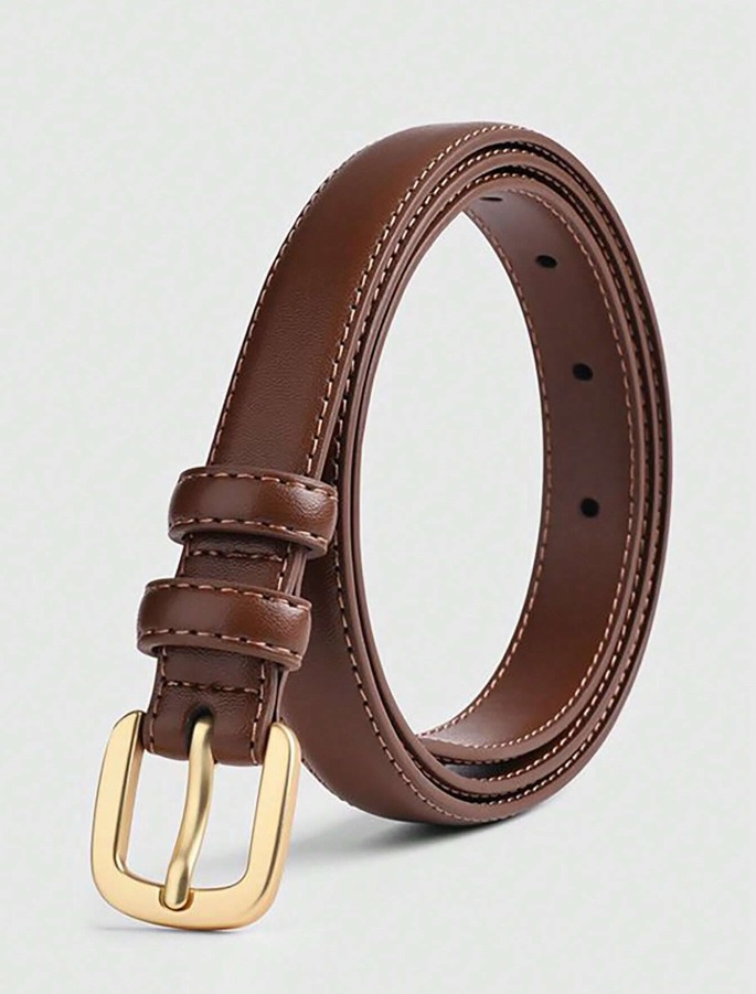 Hnedý tenký opasok