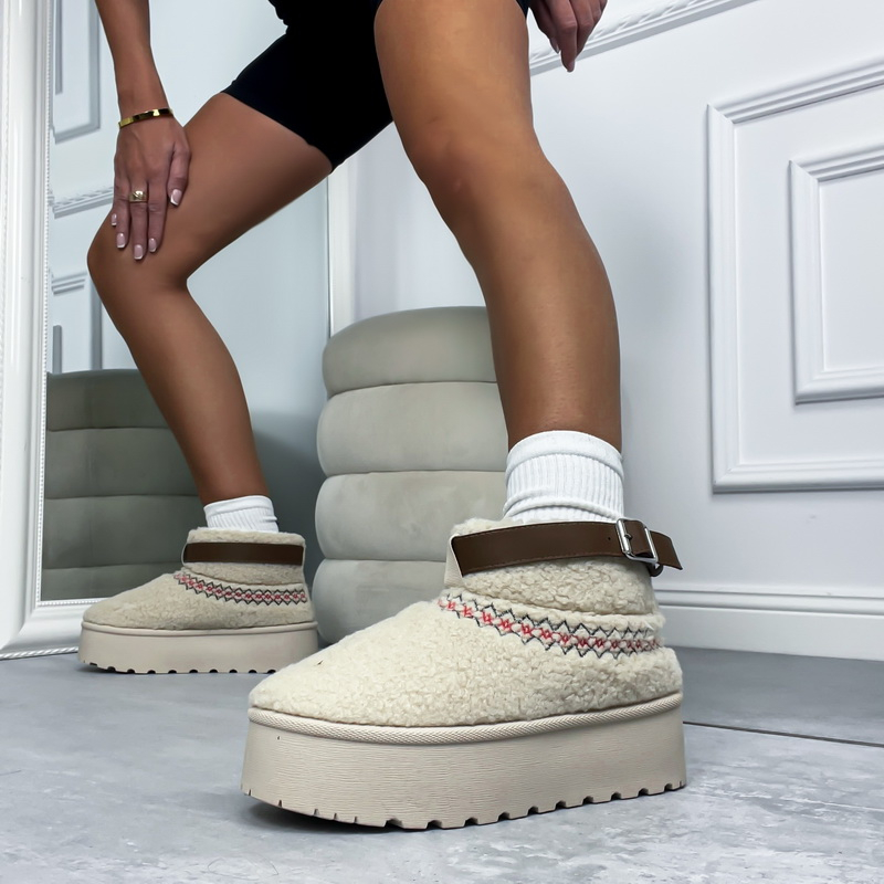 Béžové  TEDDY   snehule