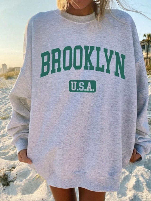 Sivá mikina BROOKLYN