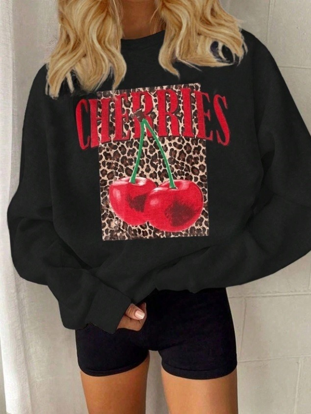 Čierna mikina FASHION