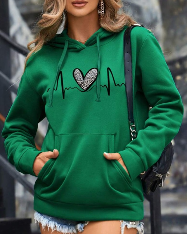 Zelená oversize mikina s kapucňou