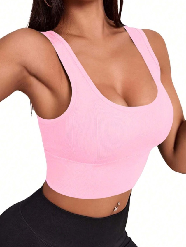 Ružový top na cvičenie