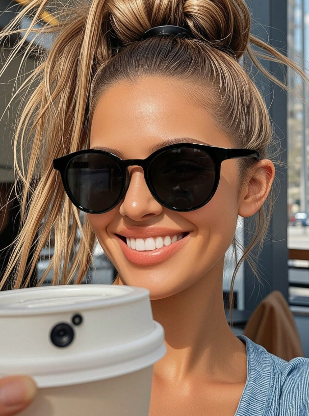 Čierne slnečné okuliare