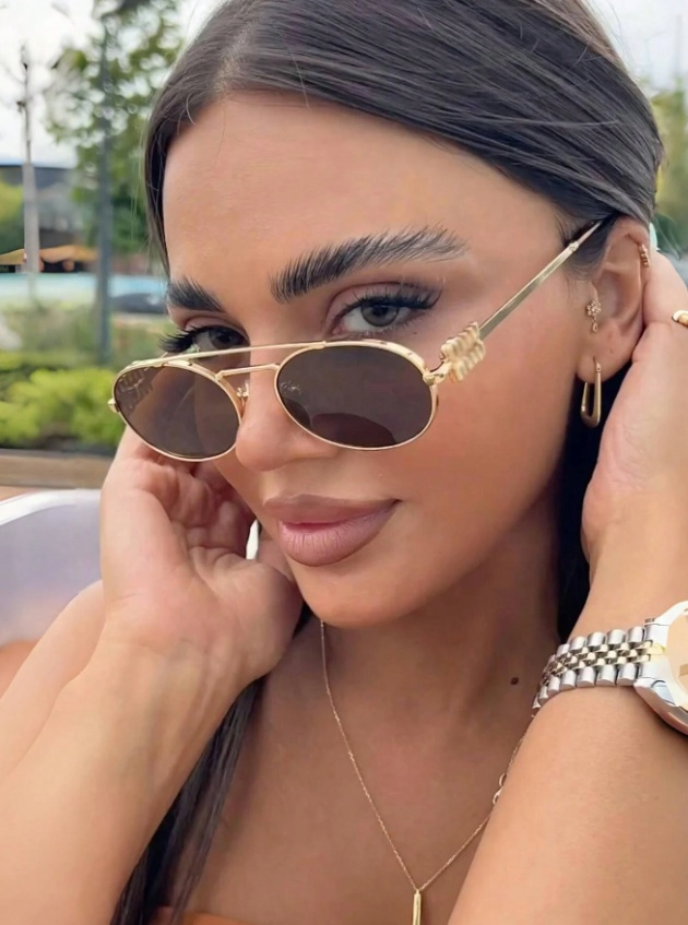 Hnedé slnečné okuliare