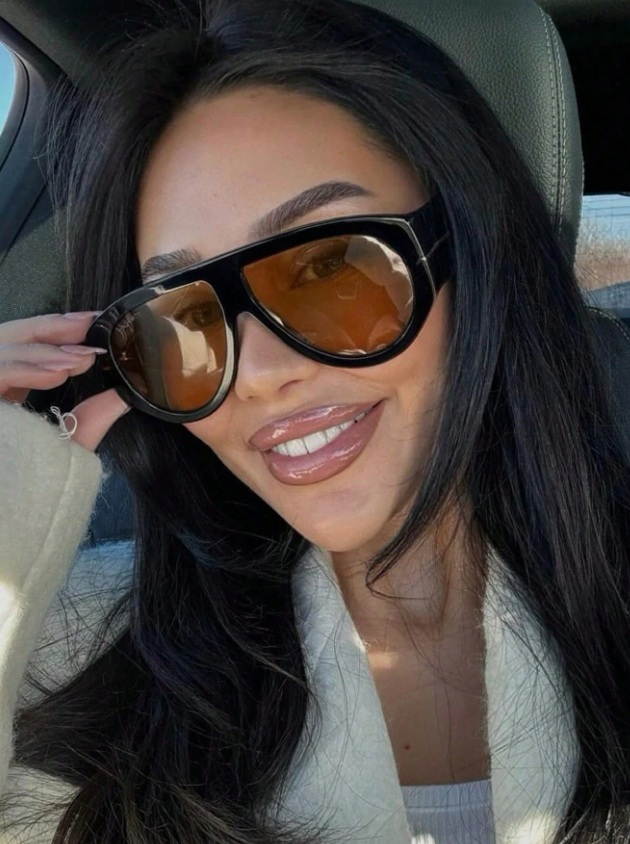 Hnedé slnečné okuliare