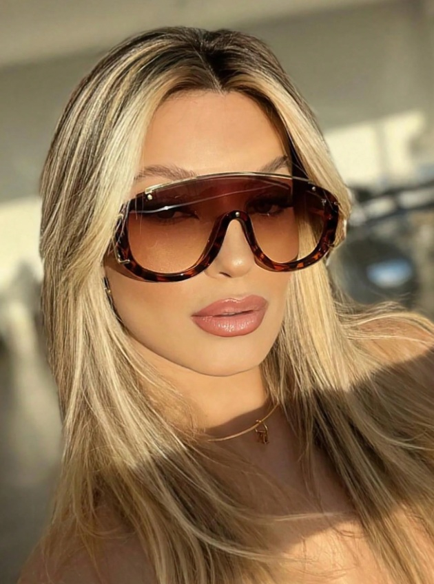 Hnedé  slnečné okuliare