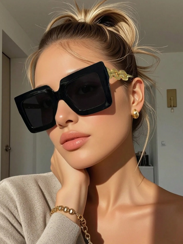 Čierne slnečné okuliare