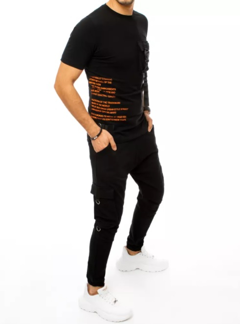 Čierna tepláková súprava