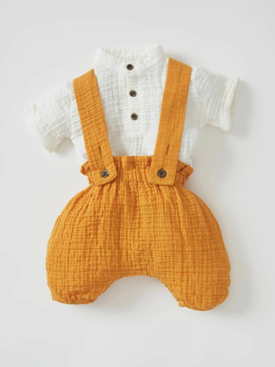 Bielo-horčicová dvojdielna súprava