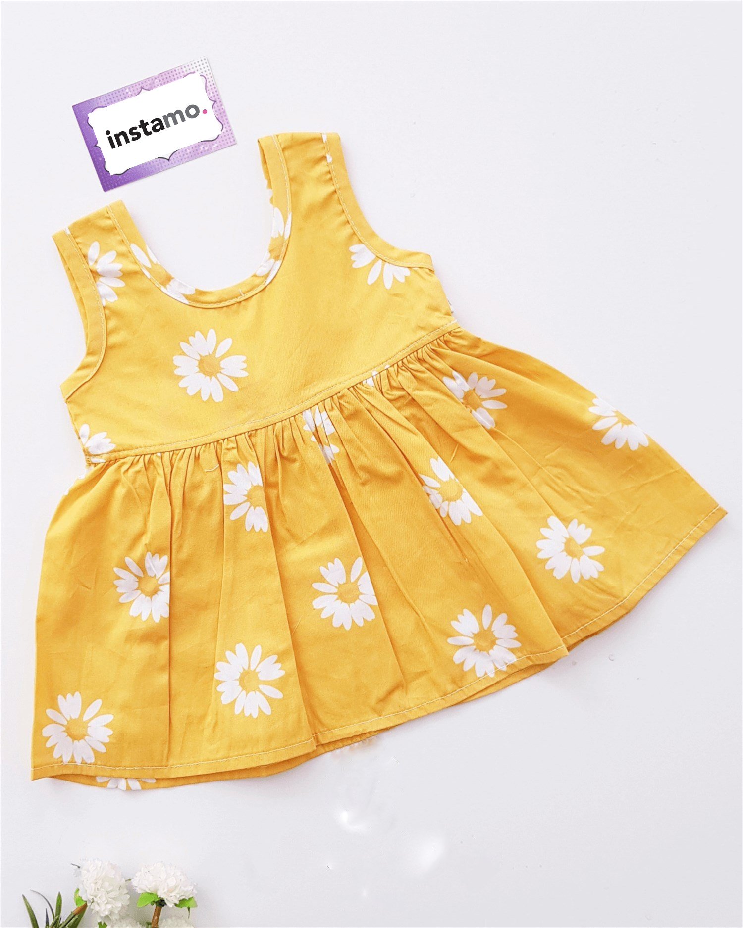 Žlté  šatky na margarétky