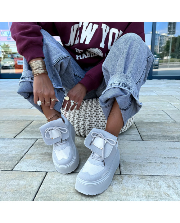 Béžovo-sivé tenisky-321074-20