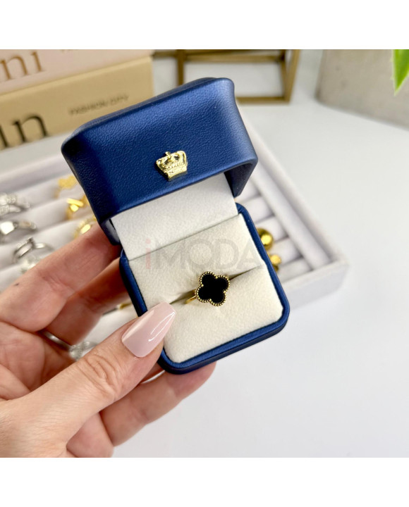 Nastaviteľný oceľový prsteň pozlátený-307159-20