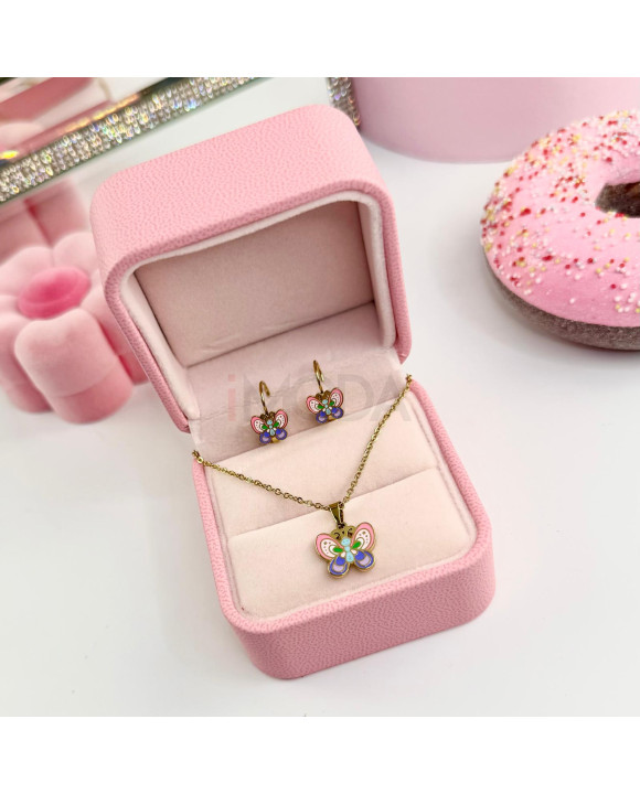 Detská oceľová súprava motýľ-322336-20