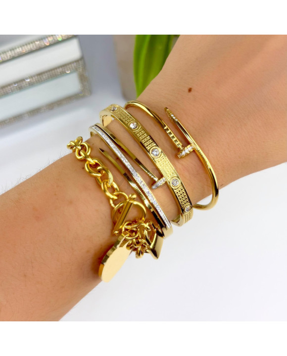 Dámsky oceľový náramok-322014-20