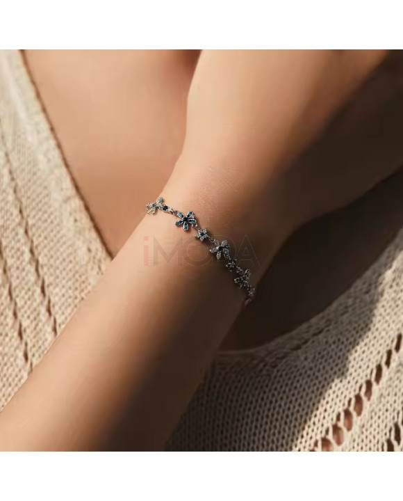 Farebný strieborný náramok Essence-320865-20