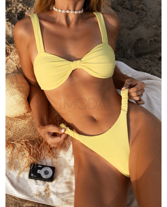 Žlté dvojdielne plavky-325422-20
