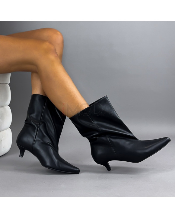 Čierne kotníkové čižmy-321292-20