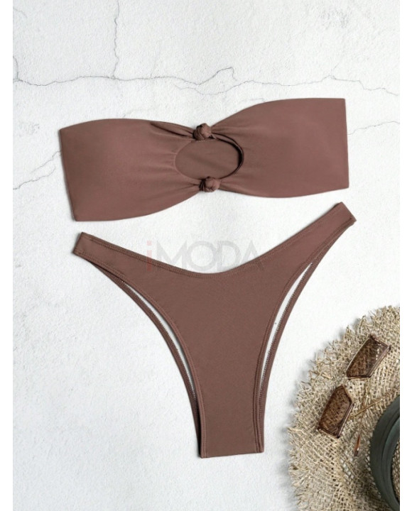 Hnedé dvojdielne plavky-325466-20
