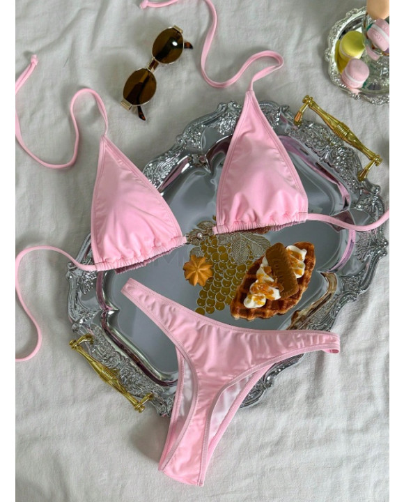 Ružové dvojdielne plavky-326964-20