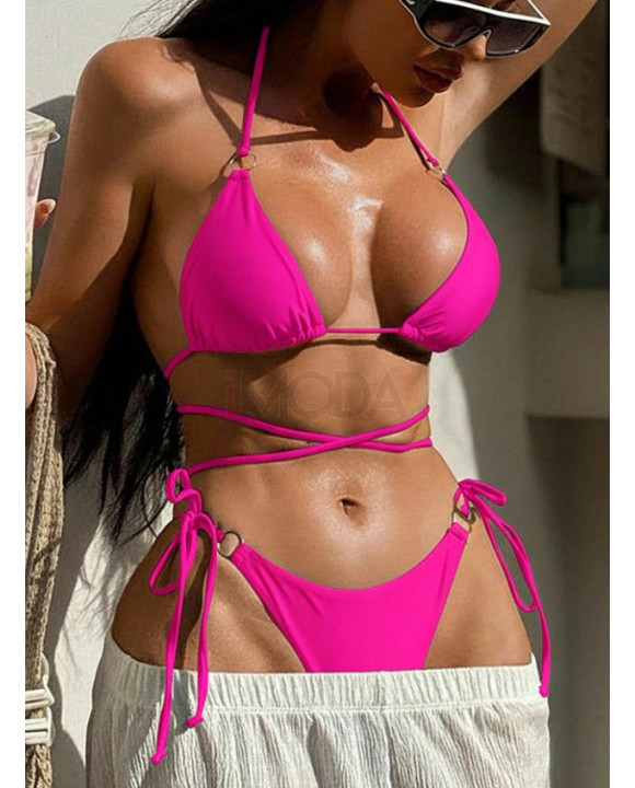 Ružové dvojdielne plavky-325398-20