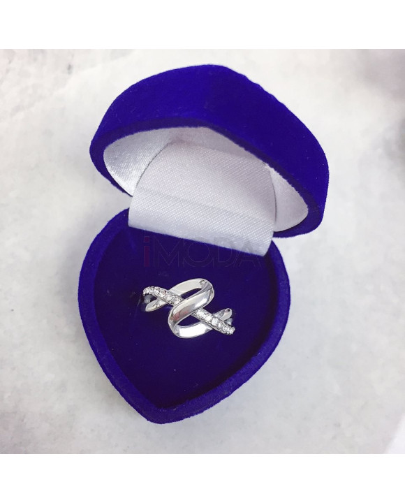 Dámsky oceľový prsteň 