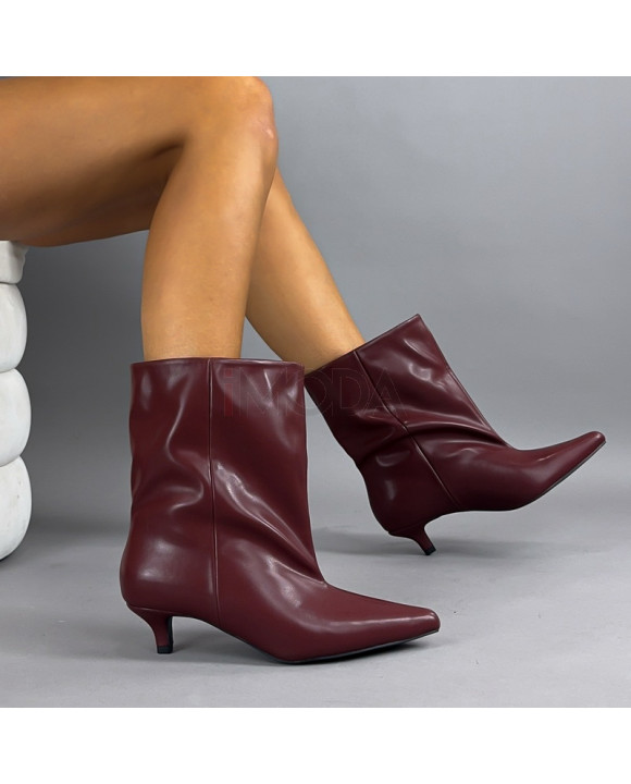 Bordové kotníkové čižmy-321306-20