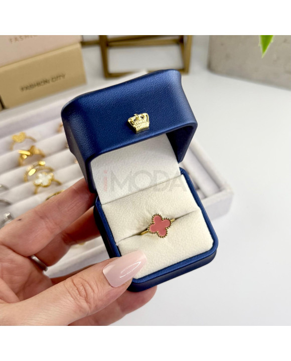 Ružový dámsky nastaviteľný prsteň-322037-20