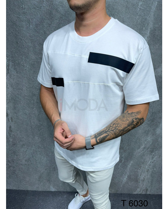 Biele bavlnené tričko-253881-20