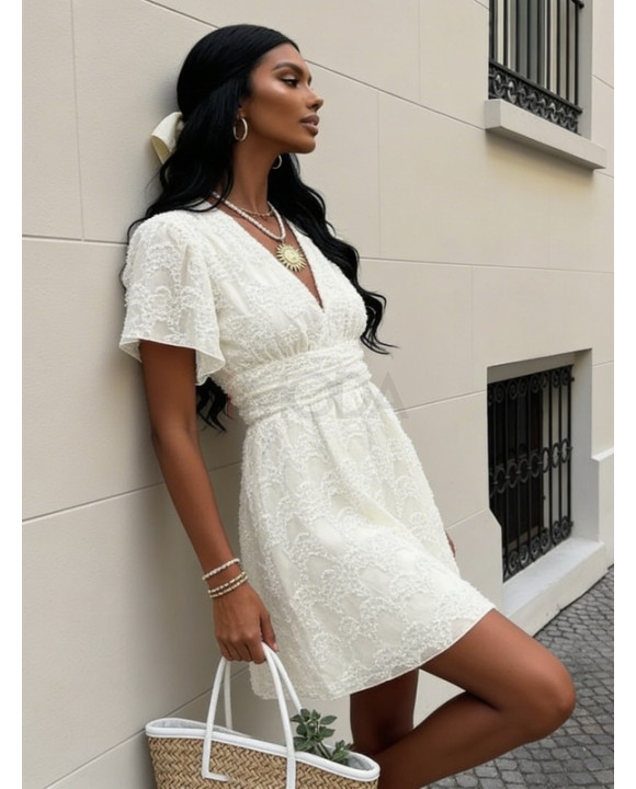 Béžové vzorované šaty-325972-20