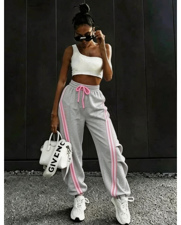 Sivé teplákové nohavice-326633-20