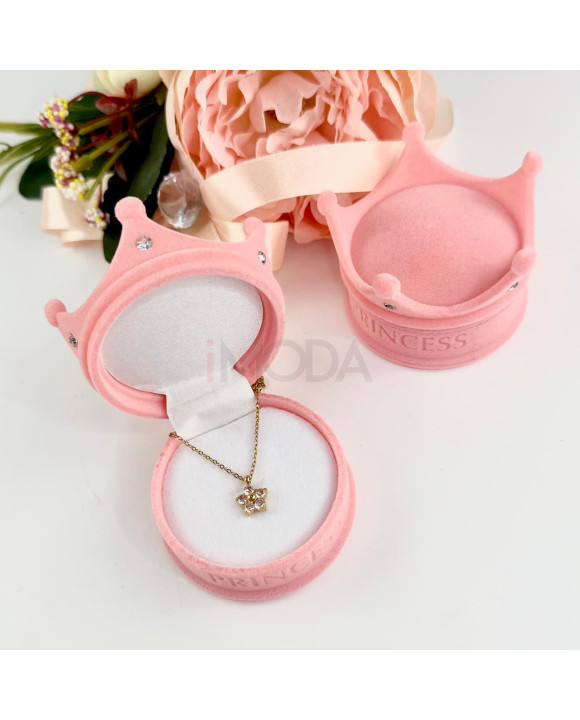 Dámsky oceľový náhrdelník s príveskom kvietok-321779-20