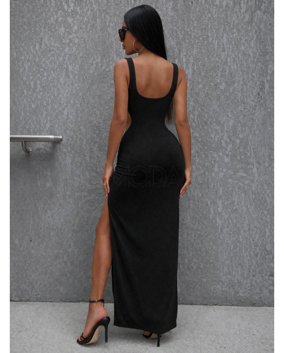 Čierne dlhé šaty-327061-20