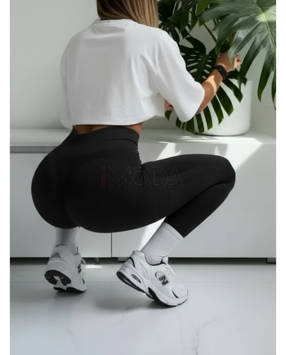 Čierne double push-up legíny-324642-20