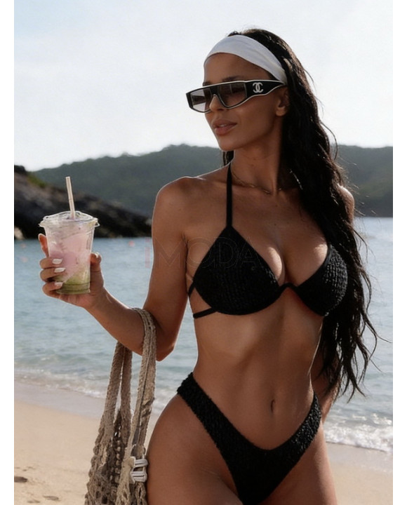 Čierne dvojdielne plavky-325885-20