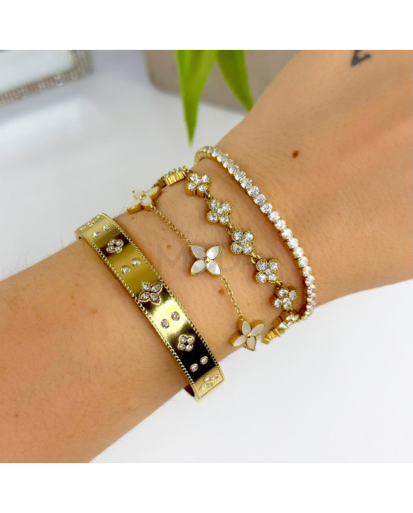 Dámsky oceľový náramok-321582-20