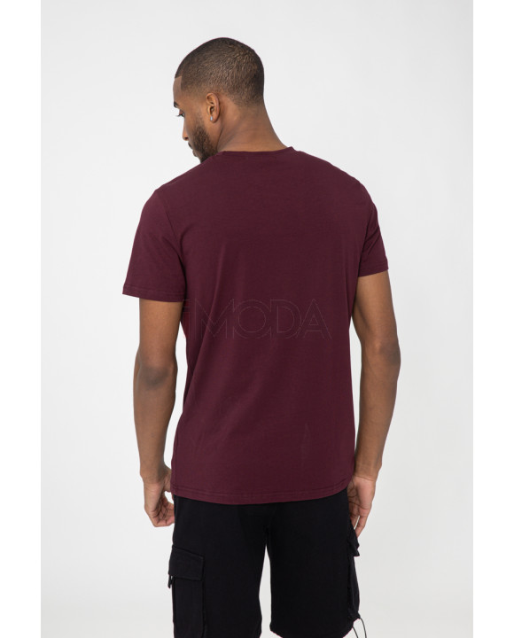 Bordové trendy tričko-245795-20