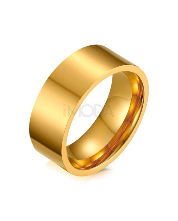 Pozlátená pánska obrúčka
