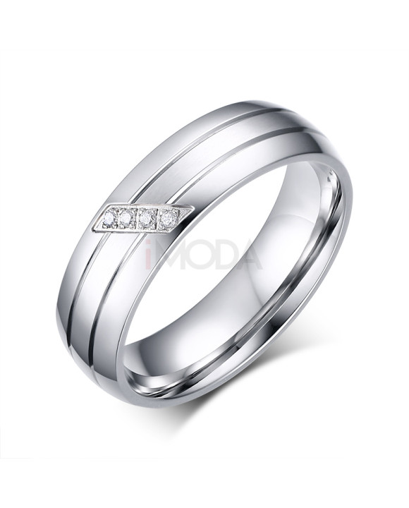 Dámska oceľová obrúčka