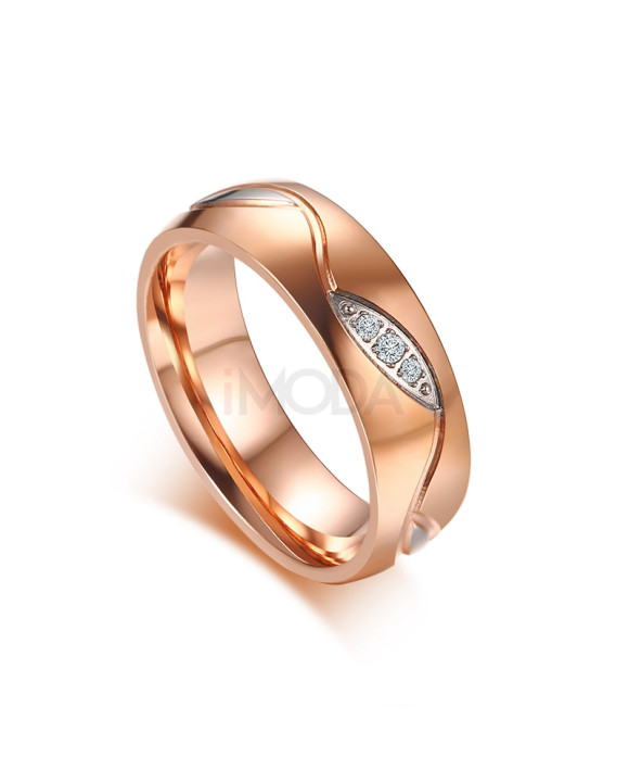 Dámska obrúčka Rosé Gold