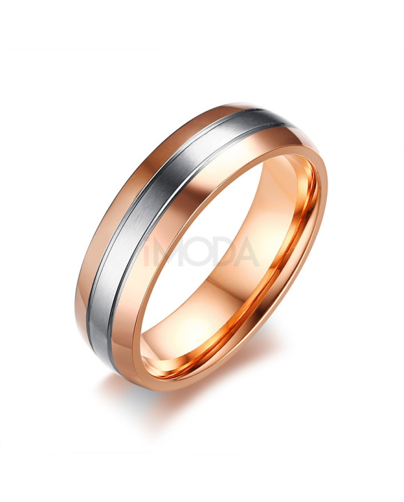 Pánska obrúčka Rosé Gold